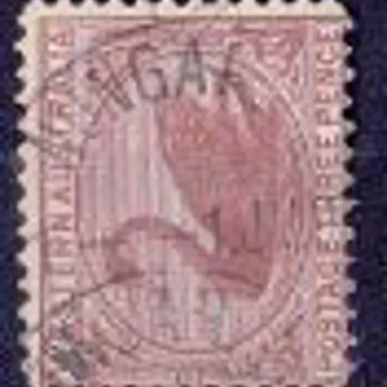 Nungarra A26T 1 Jun 1907 on 3d Cr/A brown swan. ...