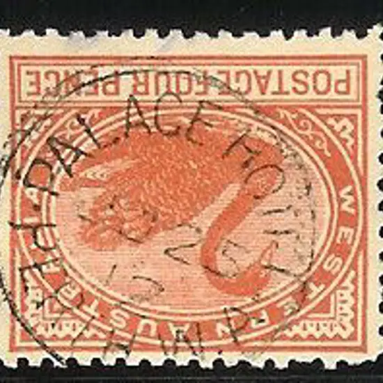 Palace Hotel 3b on 4d crown/A swan.  25 Ju 1912. ...