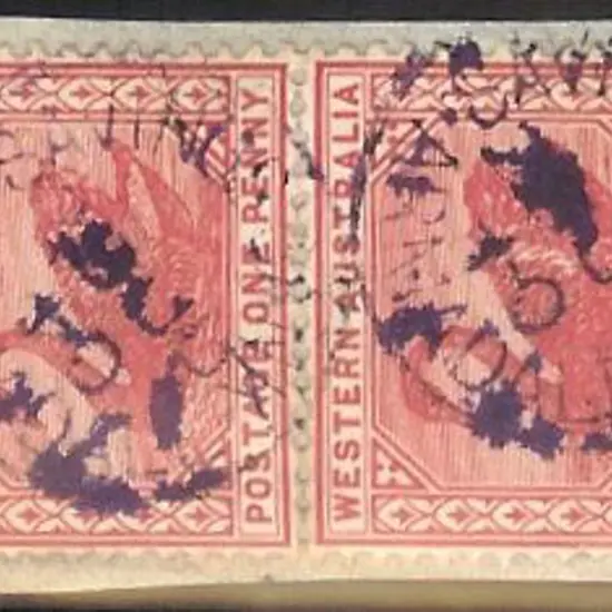 Armidale Sbi (Year inverted) in violet. 2 good ...
