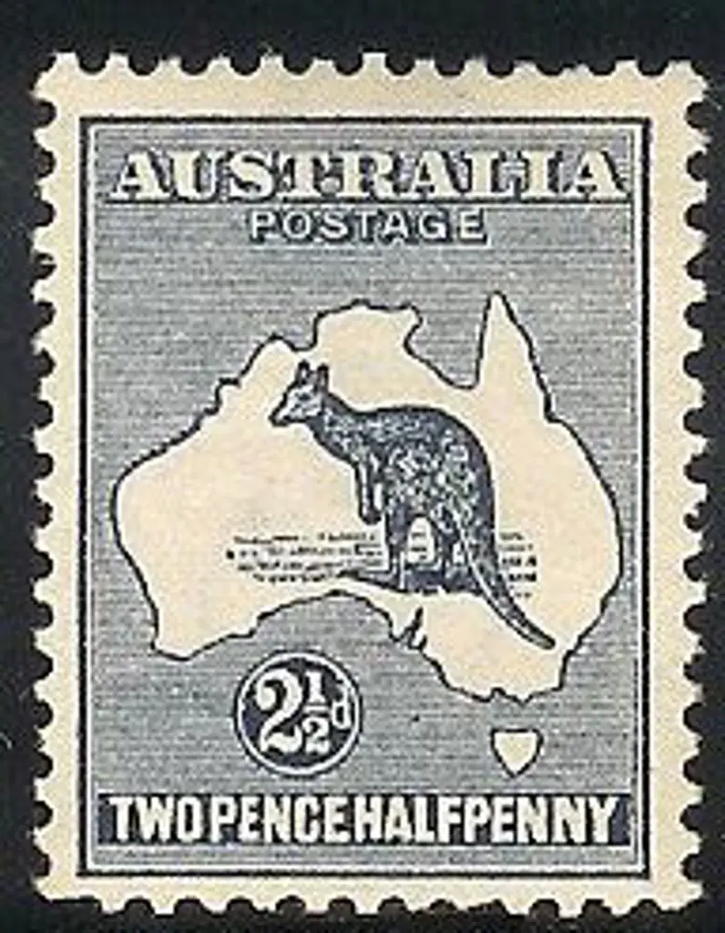 2½d indigo. Fresh MLH. Very slightly off centre ... Image 1++
