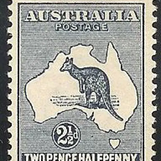 2½d indigo. Fresh MLH. Very slightly off centre ...