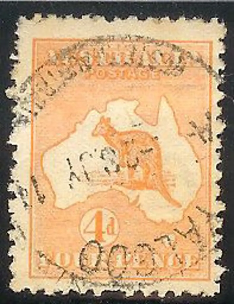 4d orange F/U with full YALGOO, WA cds for 28 JY ... Image 1++