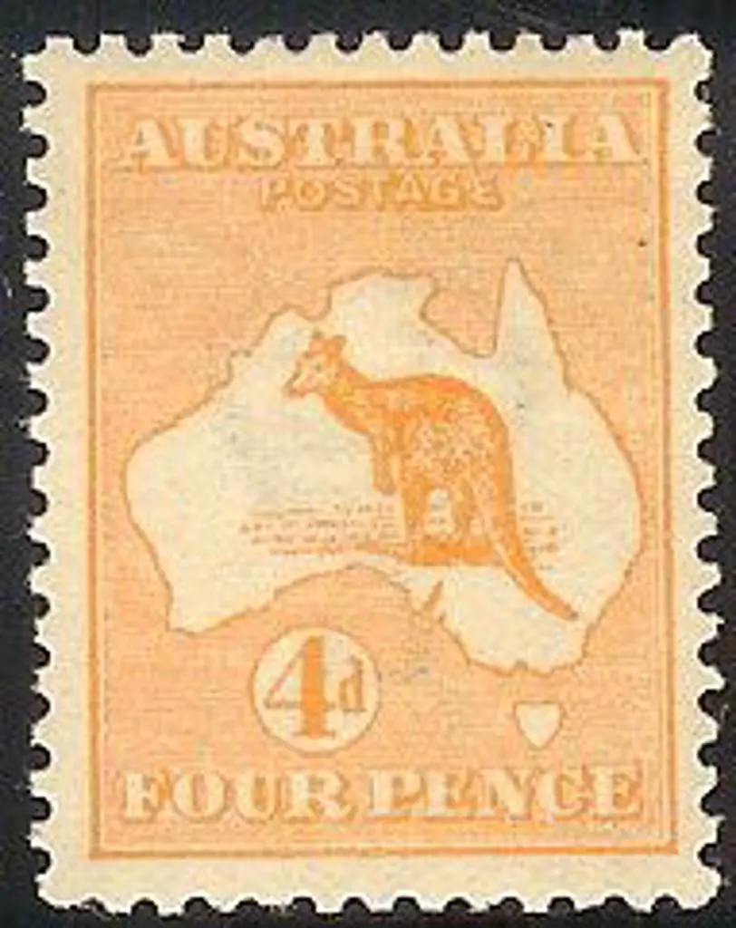 4d orange Mint with 2 hinge remains. Well centred ... Image 1++