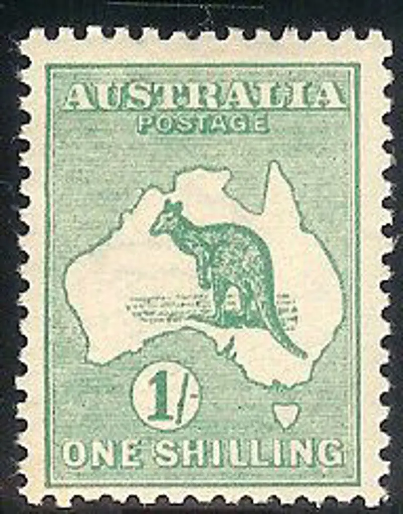 1/- emerald. Centred slightly low. Fine MLH. SG 11 ... Image 1++