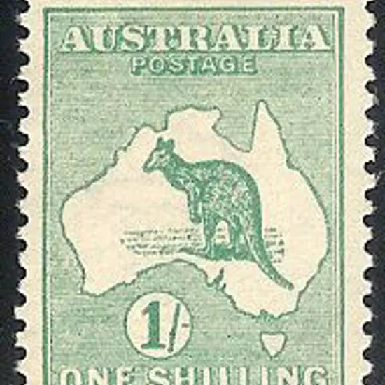 1/- emerald. Centred slightly low. Fine MLH. SG 11 ...