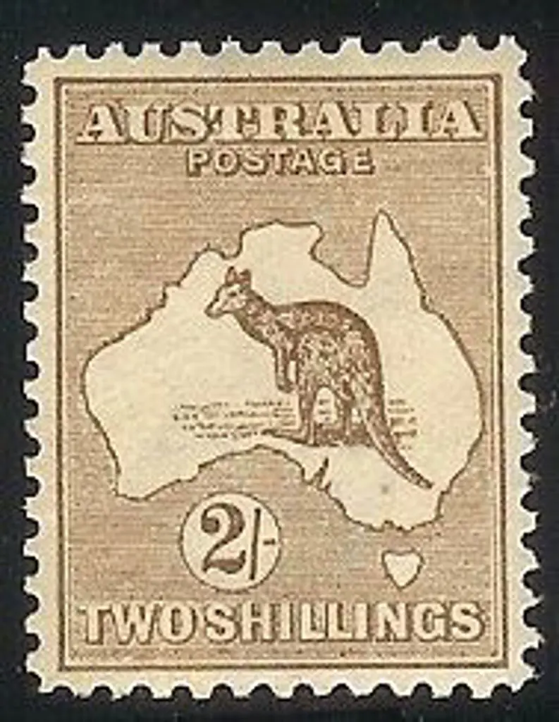 2/- brown MVLH An attractive, well centred example ... Image 1++