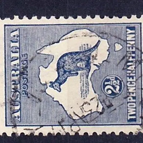 2½d indigo F/U. SG 25 Cat. £30