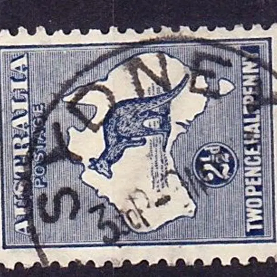 2½d indigo with full Sydney cds. F/U & well ...