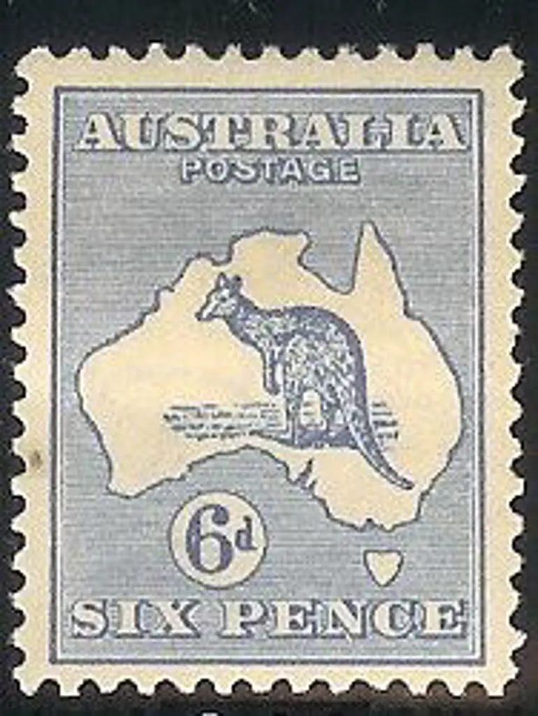 6d ultramarine Mint example with 40% og due to ... Image 1++