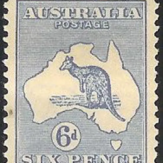 6d ultramarine Mint example with 40% og due to ...