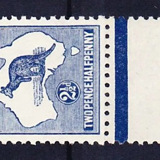 2½d blue bottom marginal. Fresh MUH & well ...