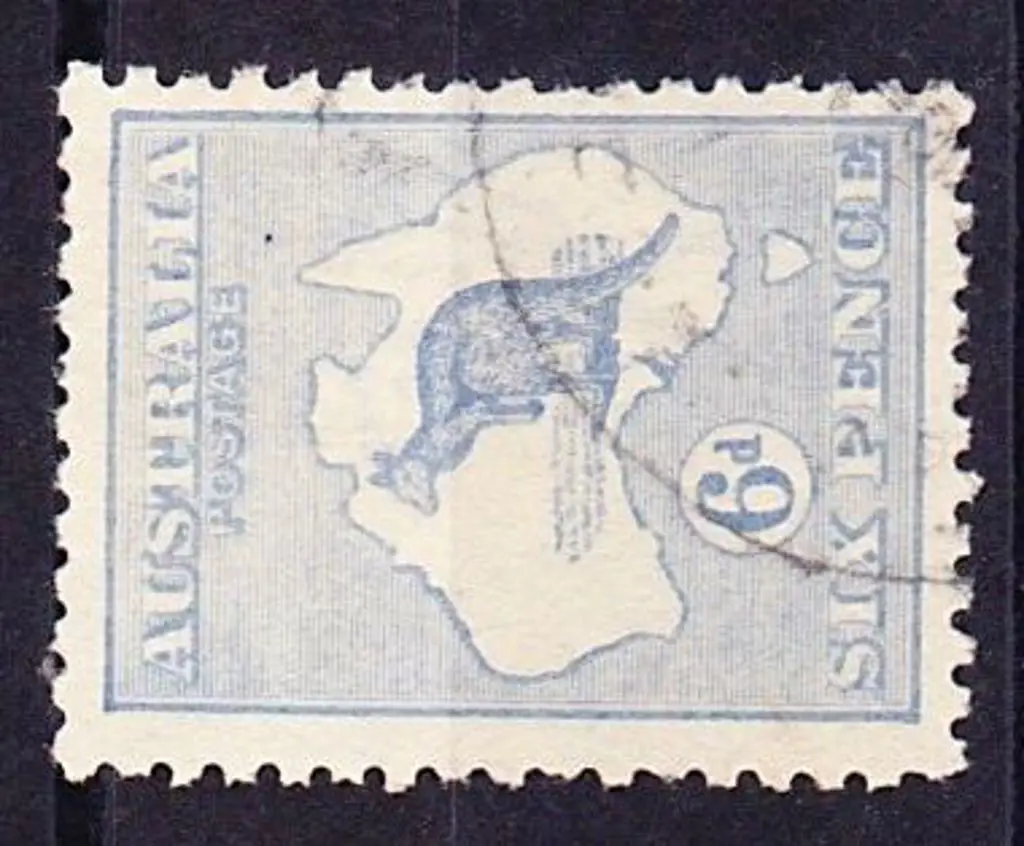 6d dull blue F/U with neat cds. SG 38b Image 1++