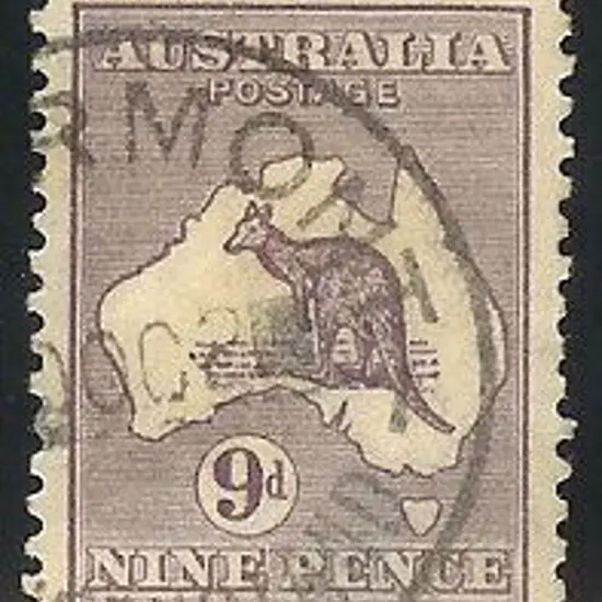 9d violet Die IIB with inv wmk. F/U, well centred ...
