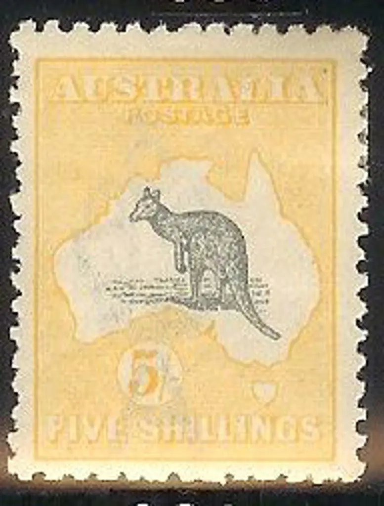 5/- grey & yellow MLH. Well centred with good ... Image 1++