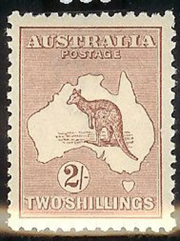 2/- maroon MLH, perfectly centred & good perfs. ... Image 1++
