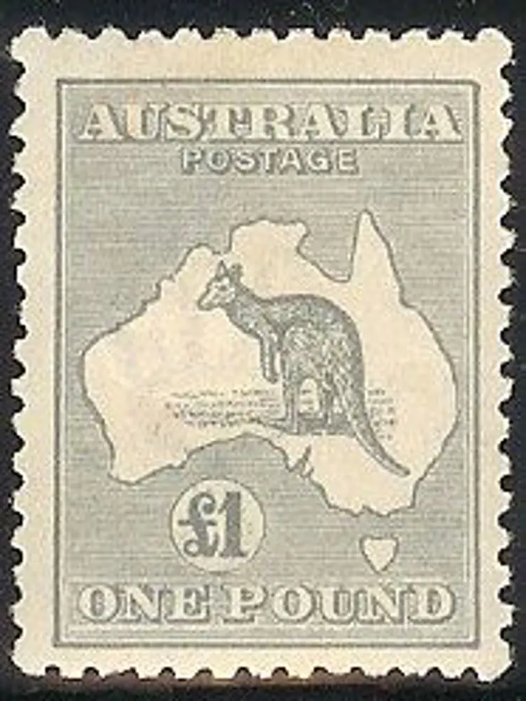 £1 grey. Beautiful, reasonably well centred MLH ... Image 1++