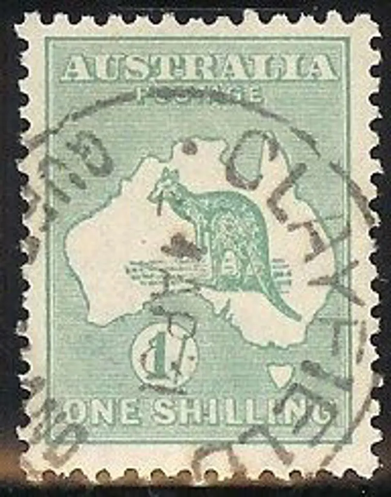 1/- blue-green F/U with neat CLAYFIELD cds. Most ... Image 1++