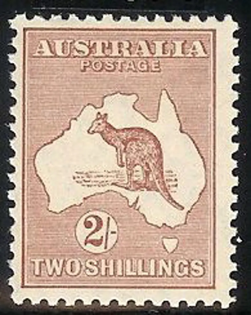2/- maroon. Fresh MLH but centred left. Great ... Image 1++