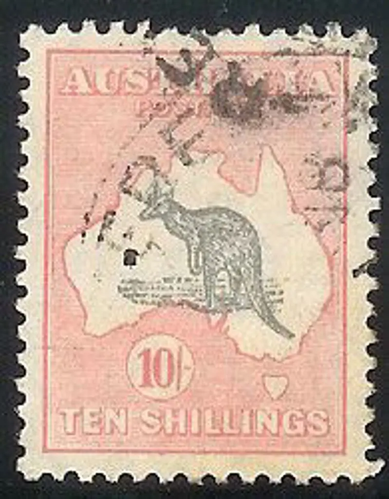 10/- grey & pink. Good to fine used with part of ... Image 1++