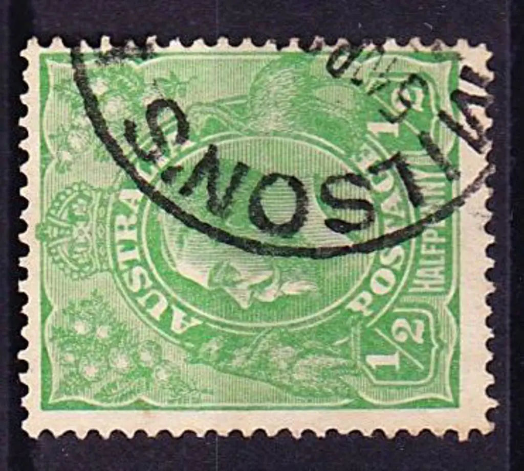 ½d green with inverted wmk. F/U with neat part ... Image 1++