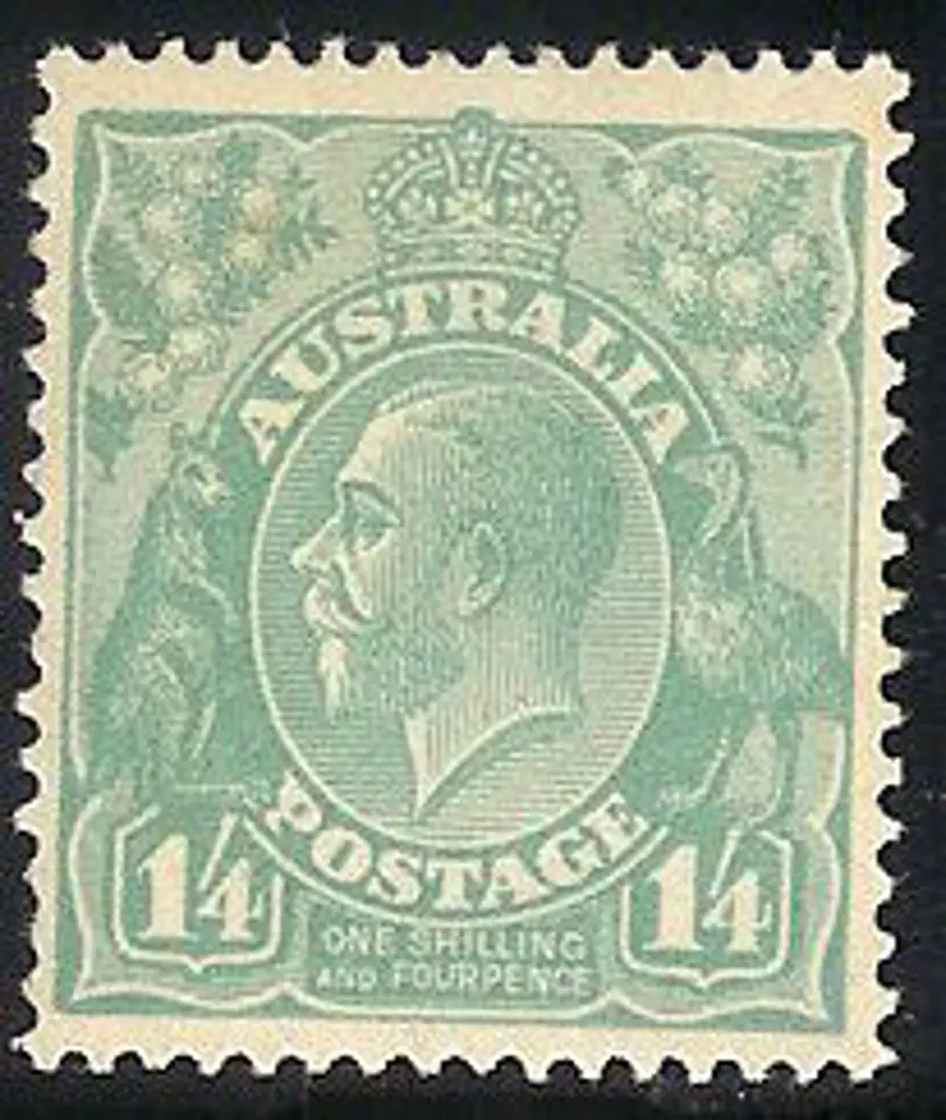 1/4d turquoise. A couple of shortish perfs bottom ... Image 1++