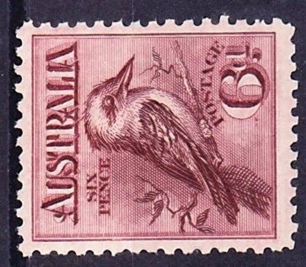 1914 6d claret kookaburra. Fresh MLH SG 19 Retails ... Image 1++