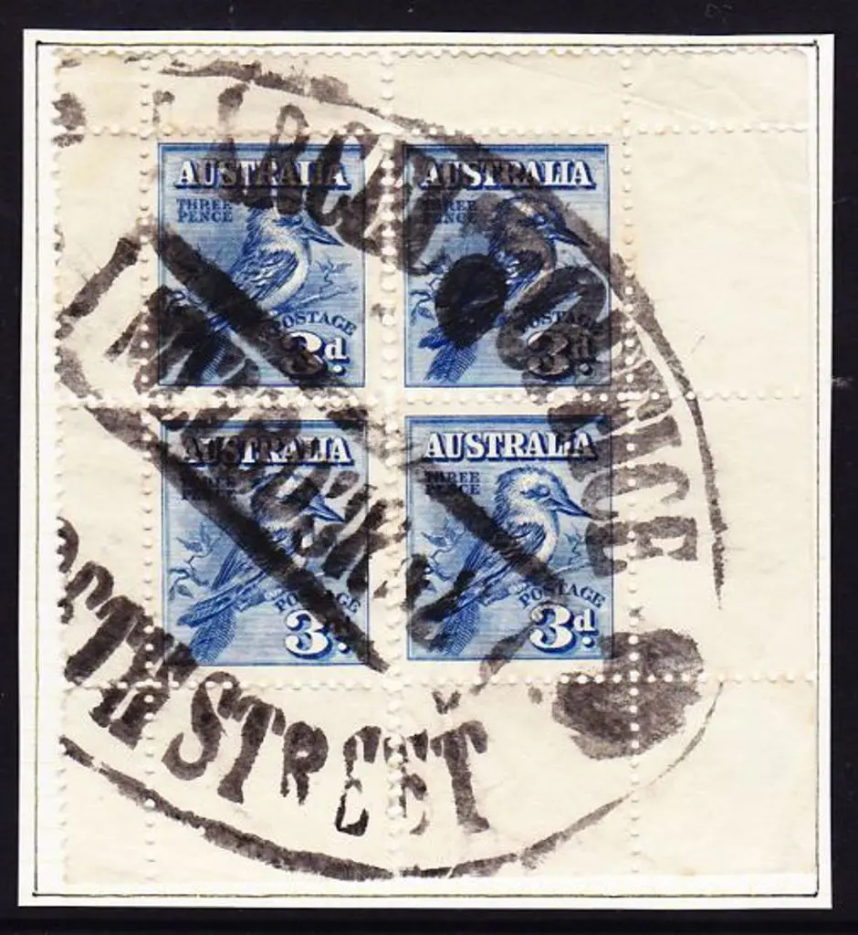 1928 Kookaburra Miniature Sheet with huge ... Image 1++