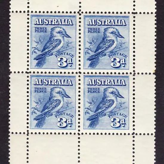 1928 Kookaburra Miniature Sheet. One small thin ...