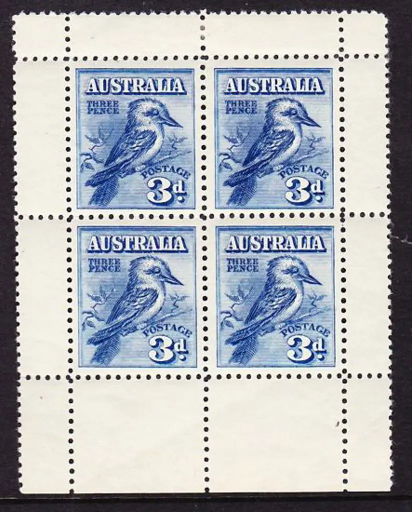 1928 Kookaburra Miniature Sheet. Pin hole, 3 very ... Image 1++