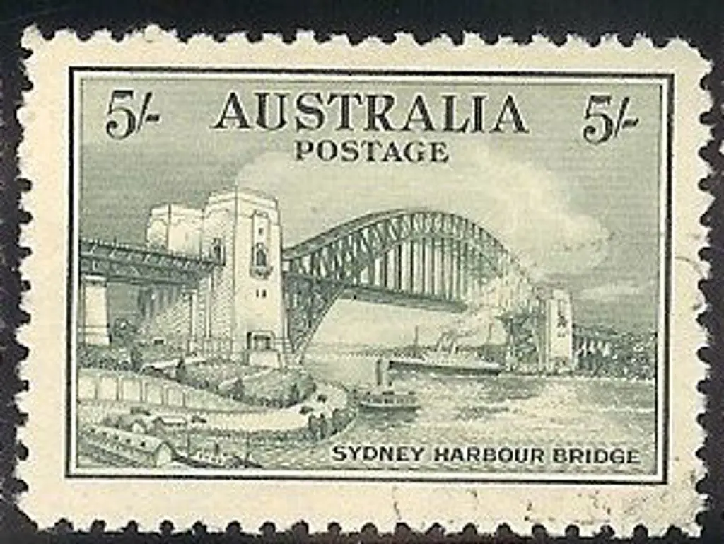 1932 Sydney Harbour Bridge set of 4 to 5/-. Fine ... Image 1++