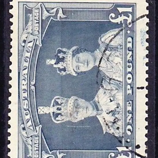 1938 £1 Robes on thick paper. F/U. SG 178
