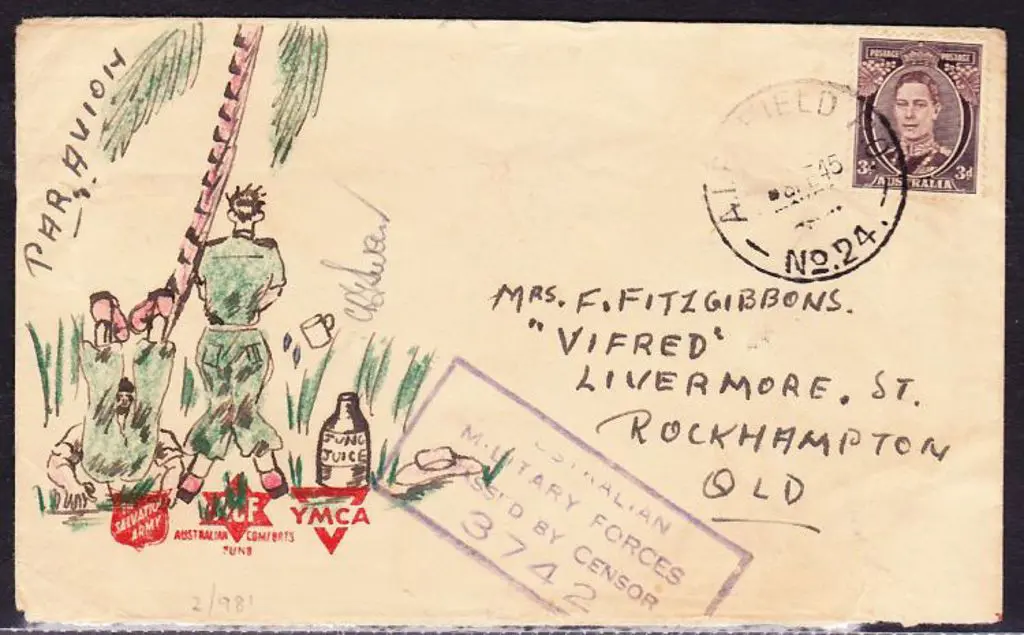 1945 (8th Feb) 3d KGVI on hand illustrated ... Image 1++