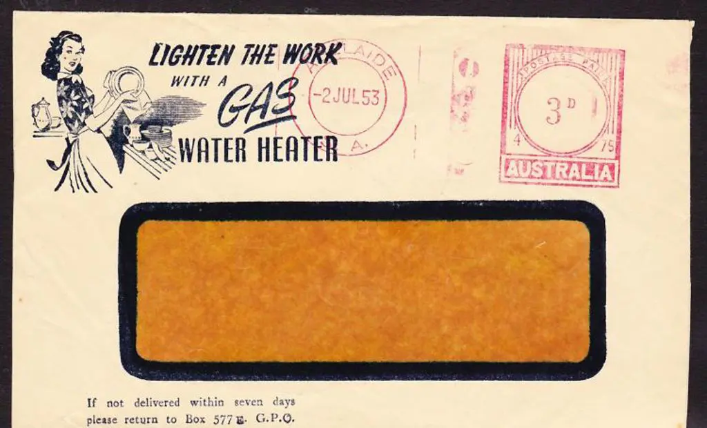 1953 "Lighten the Work with a Gas Water Heater" ... Image 1++