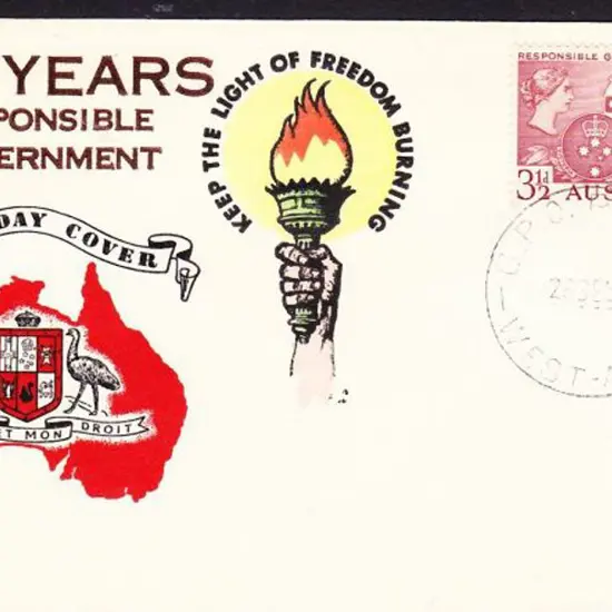 1956 (26th Sept) Responsible Govt Guthrie FDC with ...