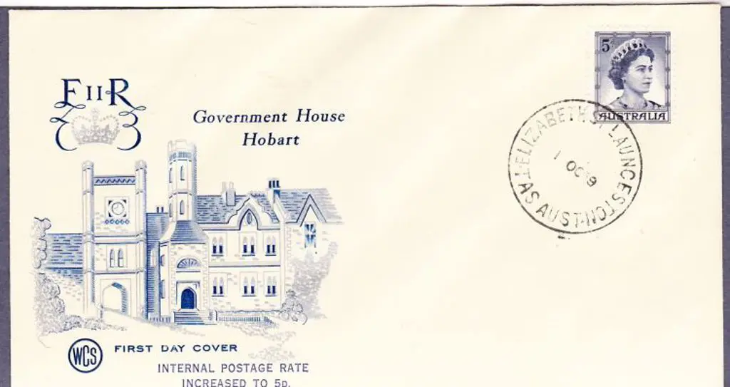 1959 (1st Oct) 5d QEII on WCS illust FDC. ... Image 1++