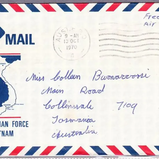 1970 (13th Oct) Aust FPO 4 slogan cancel on ...