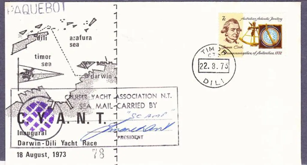 1973 (18th Aug) Darwin to Dili, Timor Yacht Race ... Image 1++