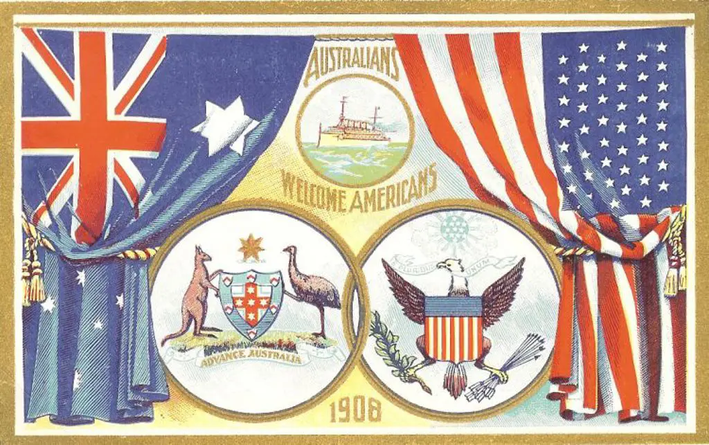 1908 1d NSW "Australians Welcome Americans" Fleet ... Image 1++