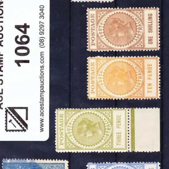 1904/11 8d bright ultramarine & 10d dull yellow & ...