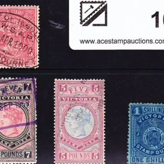 1884 "Stamp Statute" 10/- brown/pink, 1884/96 ...