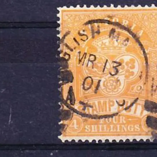 1884/96 1d ochre & pair of 4/- red orange all ...