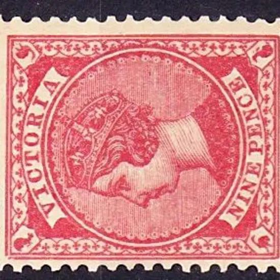 1886/96 9d carmine-rose. MLH with good perfs & ...