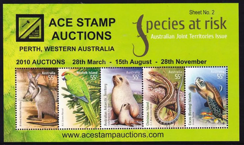 2009 Species at Risk M/S overprinted "ACE STAMP ... Image 1++