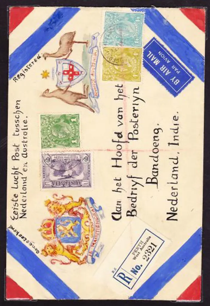 1936/44 10/- pale carmine lake Arms with single ... Image 1++