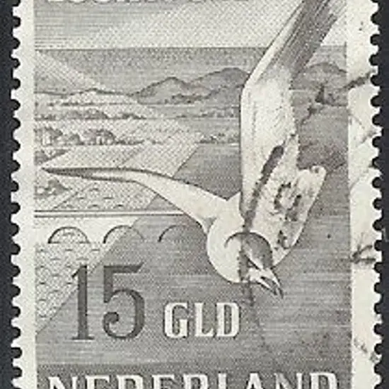 1951 15gld Seagull FU. SG 742 Cat. £120