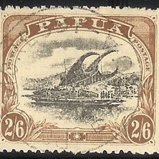 1911 2/6d black & brown Type C F/U SG 83 Retails ...
