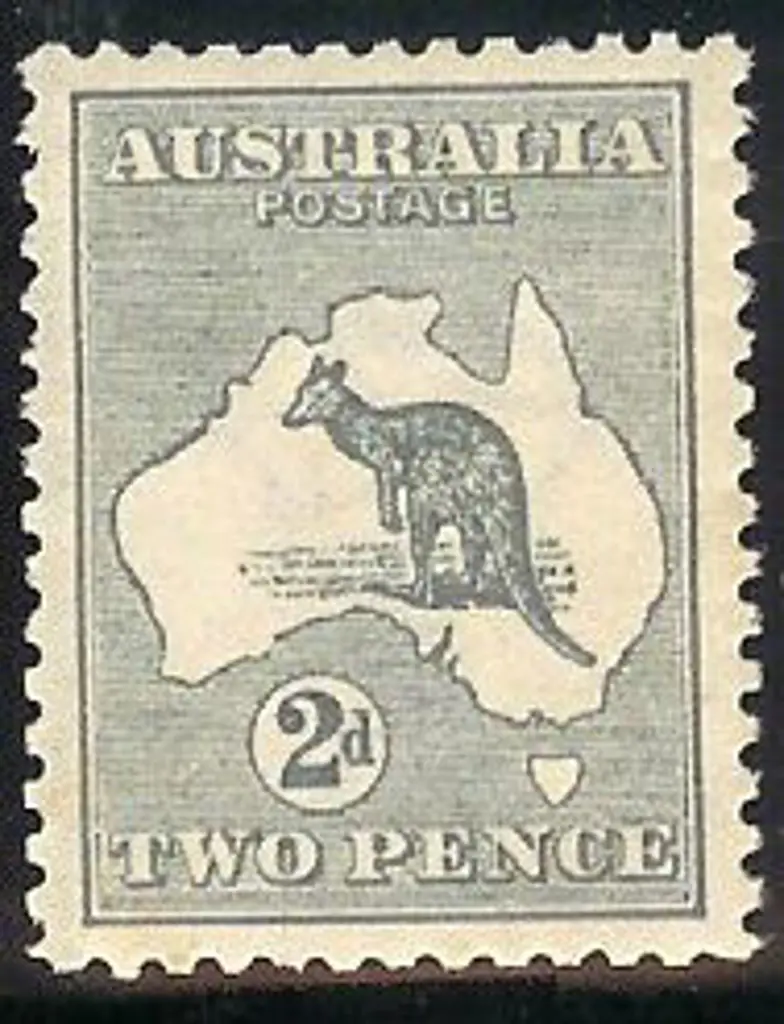 1913 1st watermark 2d grey very well centred. A ... Image 1++