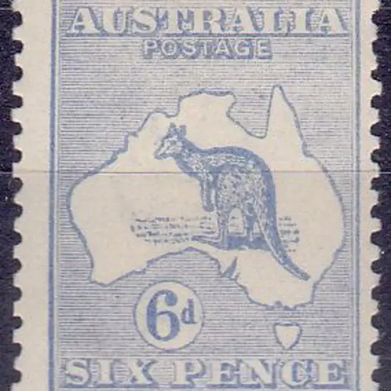1915-28 3rd watermark 6d ultramarine Die II MLH. ...