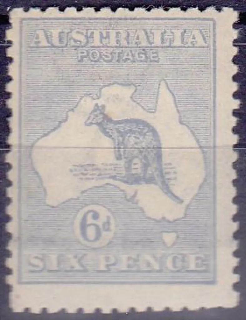 1915-28 3rd watermark 6d ultramarine Die IIB. Pale ... Image 1++