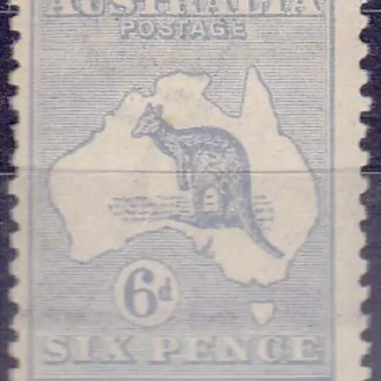 1915-28 3rd watermark 6d ultramarine Die IIB. Pale ...